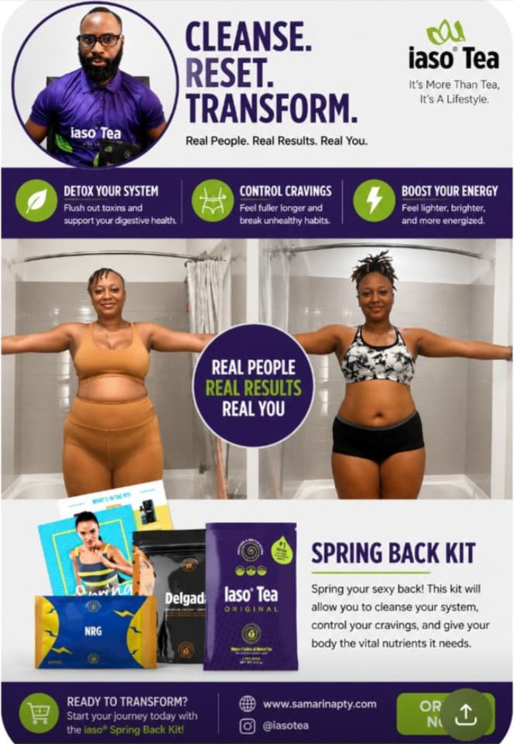 Cleanse, reset, transform with Iaso Tea
